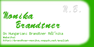 monika brandtner business card